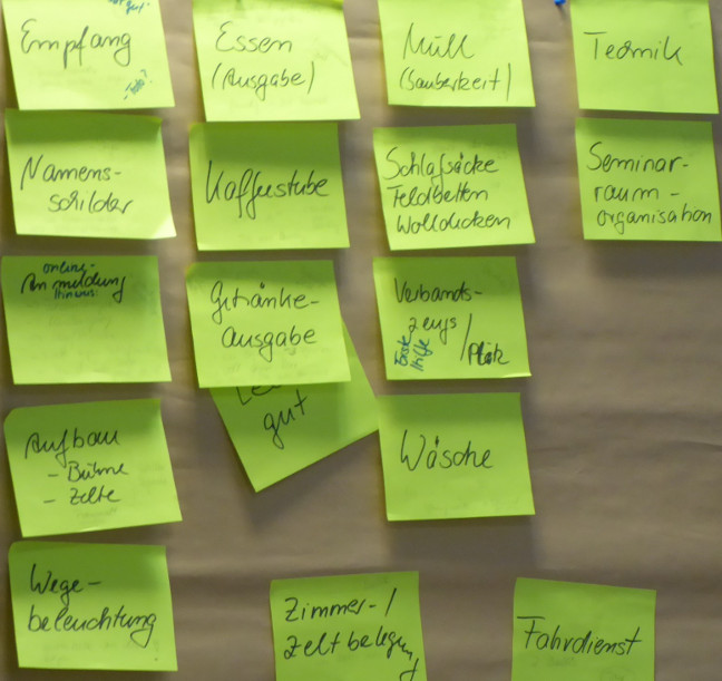 Organisatorische Planung - Foto: Jens Roggemann