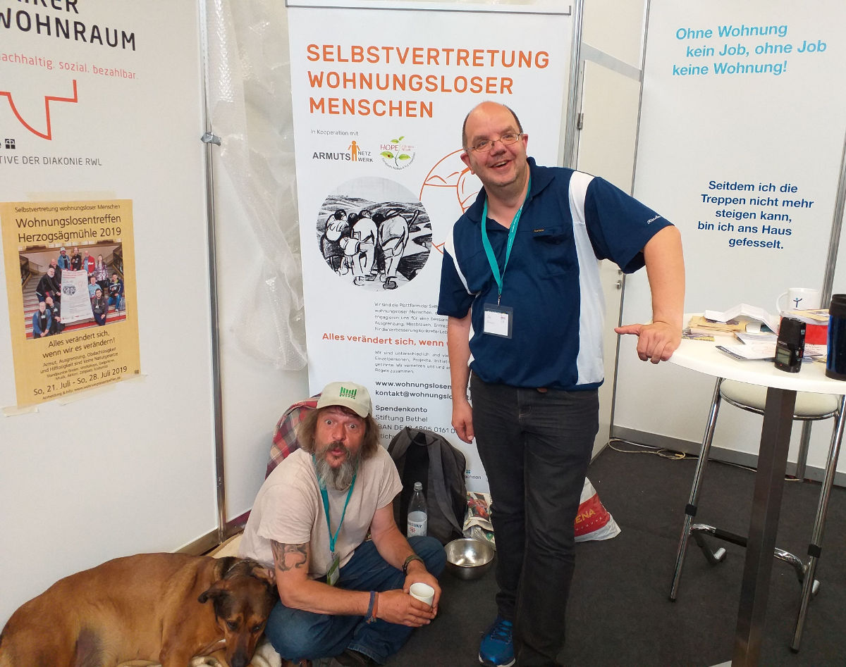 20190621 Stand Wohnungslose Kirchentag