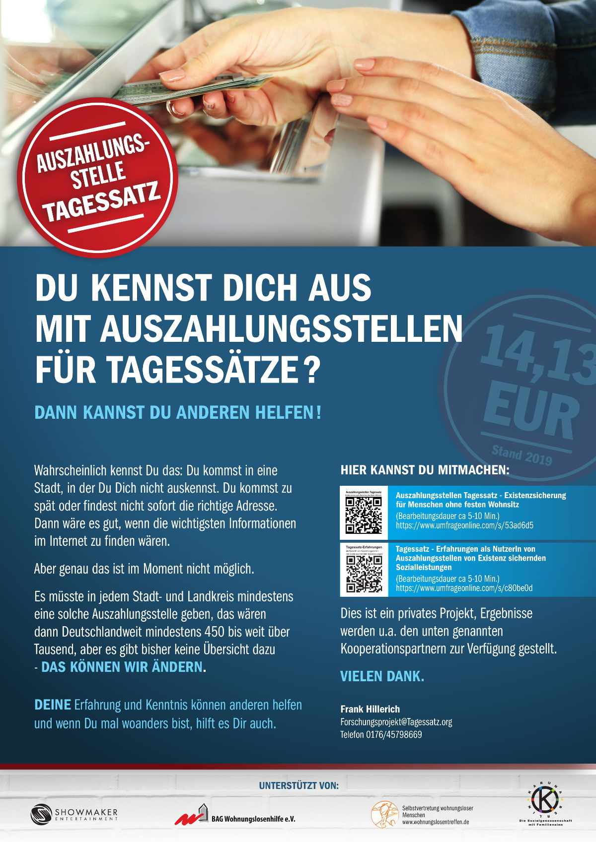 Forschungsprojekt Tagessatz