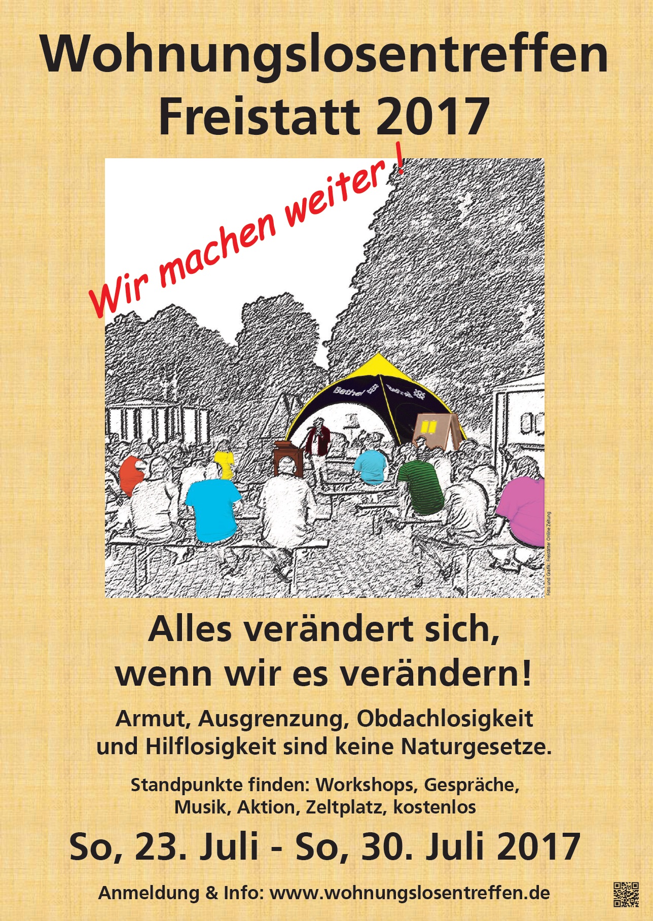 Plakat Wohnungslosentreffen Freistatt 2017 1288x1816px 94proz